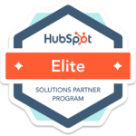 Hubspot Elite Solutions partner program badge