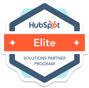 Hubspot Elite Solutions partner program badge